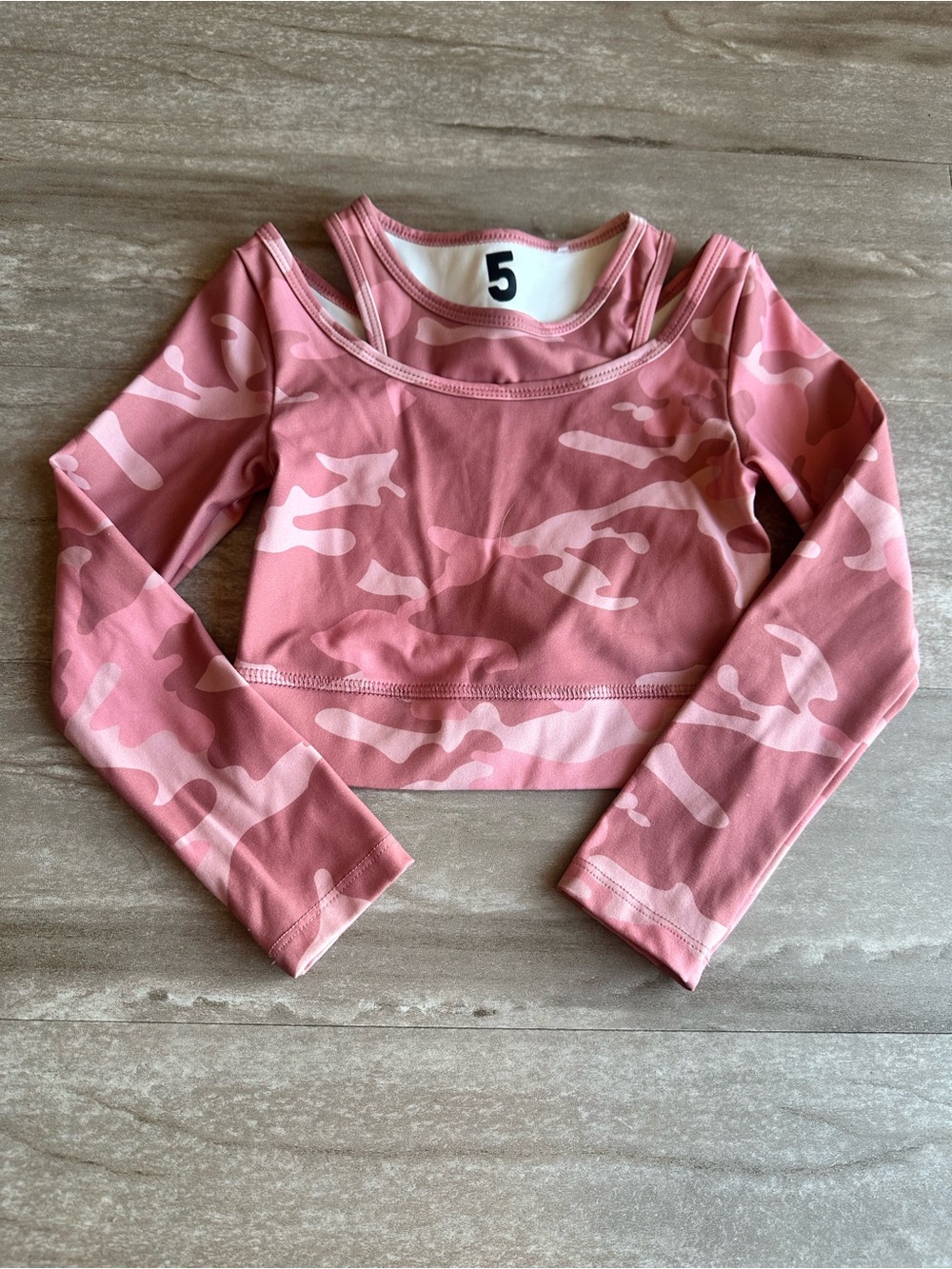 Cotton On Kids Pink Scoop Neck Long Sleeve Top